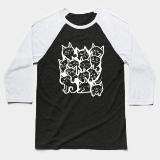 Many Cats Baseball T-Shirt